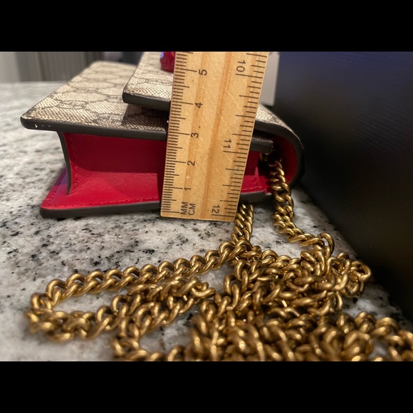 GG Supreme mini bag with cherries Authentic 100% comes with dust bag and box. - Picture 11 of 11